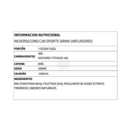 informacion nutricional