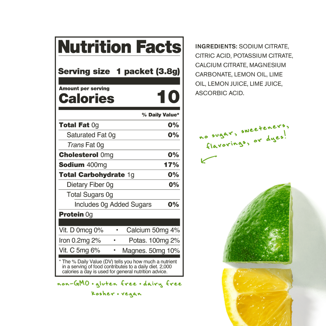 B2B - Skratch Everyday Hydration Lemon + Lime (Zero)