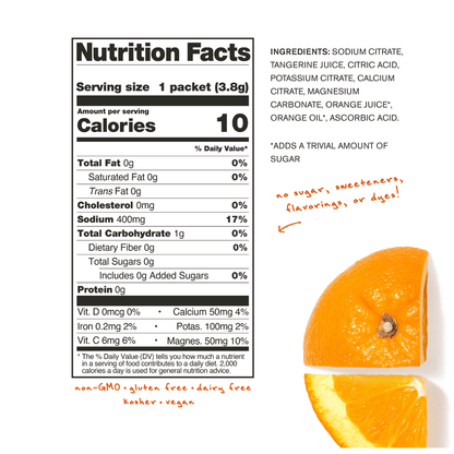 B2B - Skratch - Everyday Hydration Tangerine + Orange (Zero)