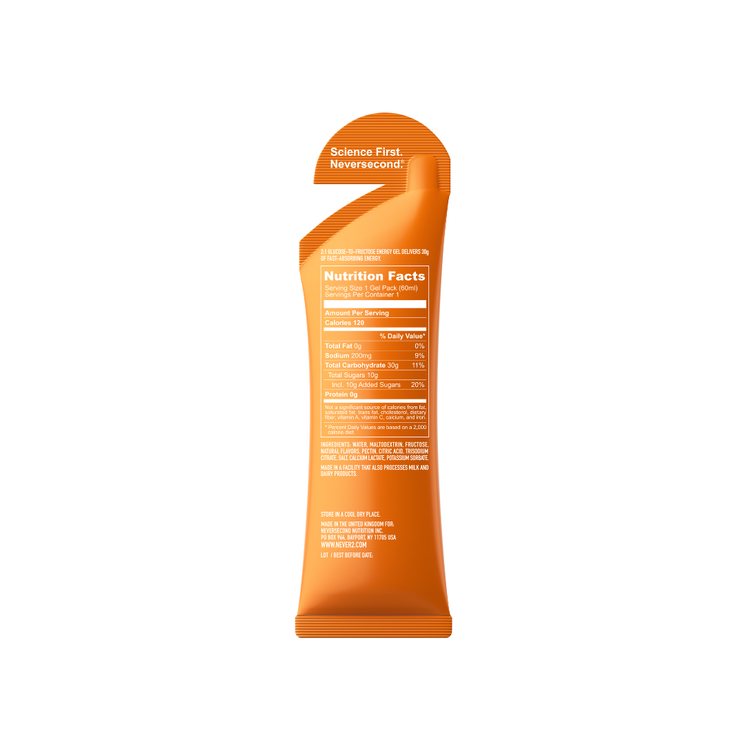 B2B - NeverSecond - C30 Energy Gel Orange