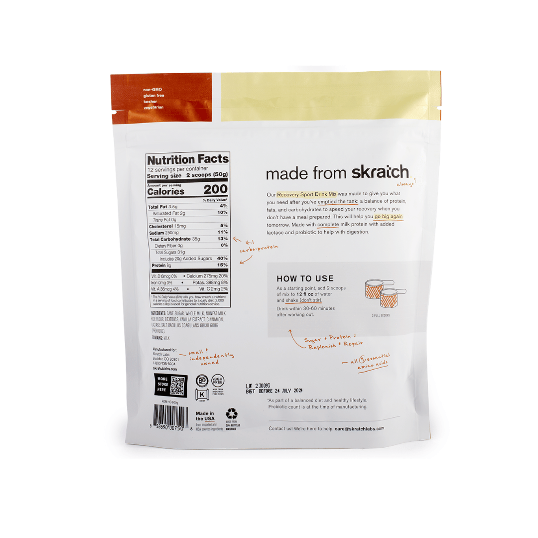 B2B - Skratch - Recovery Sport Drink Mix Horchata