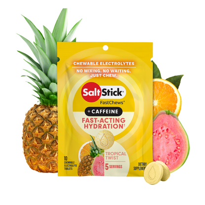 B2B - SaltStick - FastChews+ Tropical Twist Caffeine