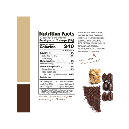 B2B - Skratch - Vegan Recovery Sport Drink Mix - Oat Milk Latte