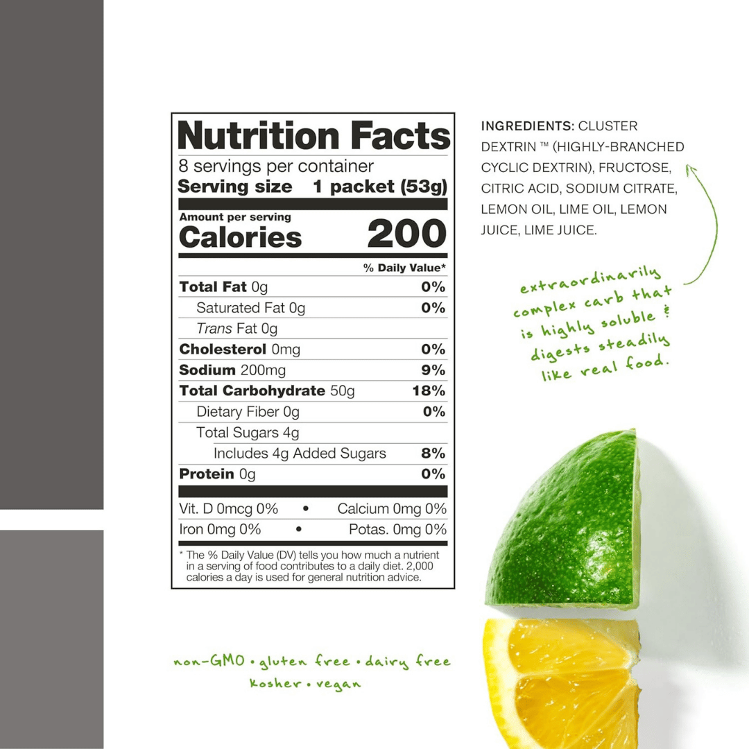 B2B - Skratch - Super High-Carb Drink Mix Lemons & Limes 50g Carbs